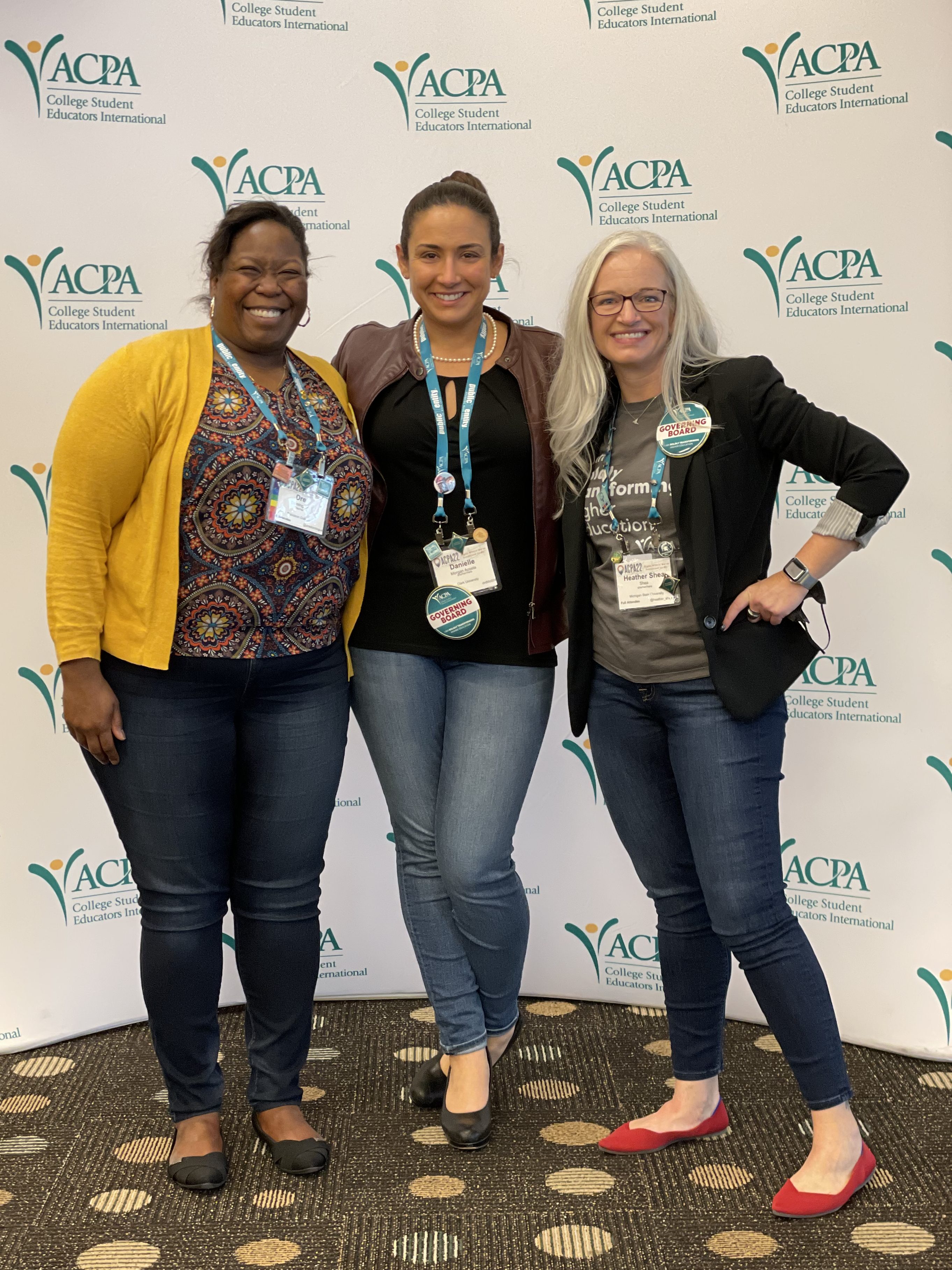 ACPA Presidentail Trio at the ACPA 2022 Convention